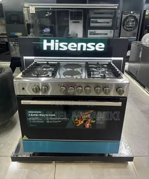 Hisense 60x90cm 4 Gas Plus 2 Electric Hotplates Cooker HF942GEES