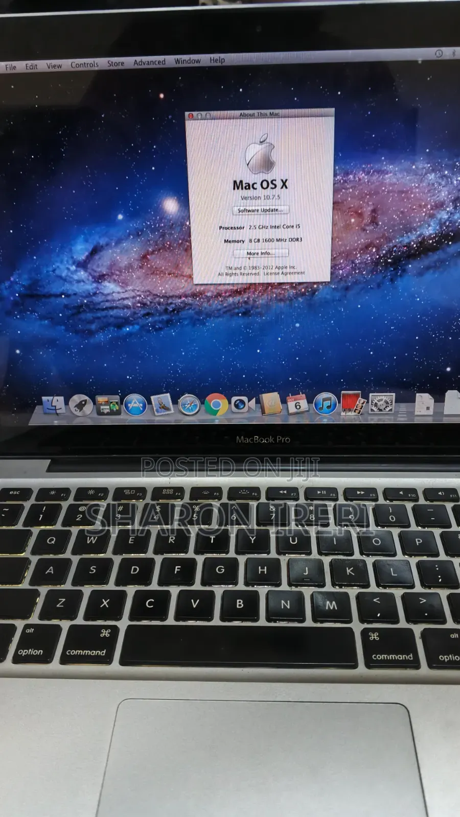 Laptop Apple MacBook Pro 2012 8GB Intel Core i5 HDD 500GB