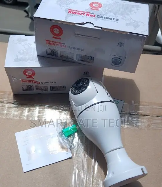 Smart CCTV Single Lens Bulb – Night Vision Wireless Camera