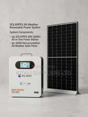 (2kWh) All-in-One Power Station With 625W Monocrystalline
