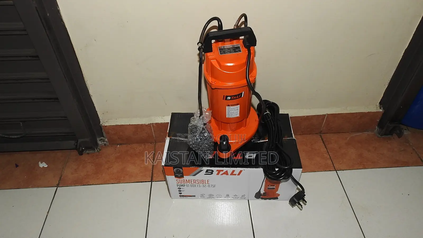 1HP Shallow Borehole Submersible Water Pump 32M