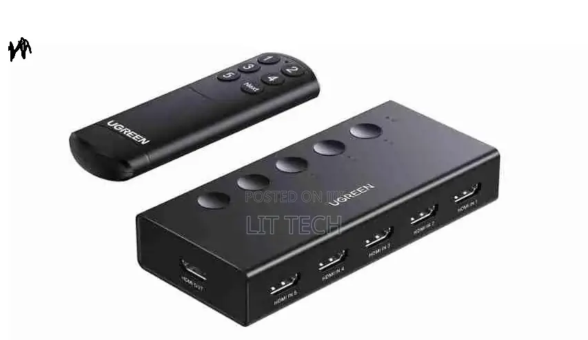 UGREEN HDMI Switch 5-in 1-Out – CM568 (UG- 90512)