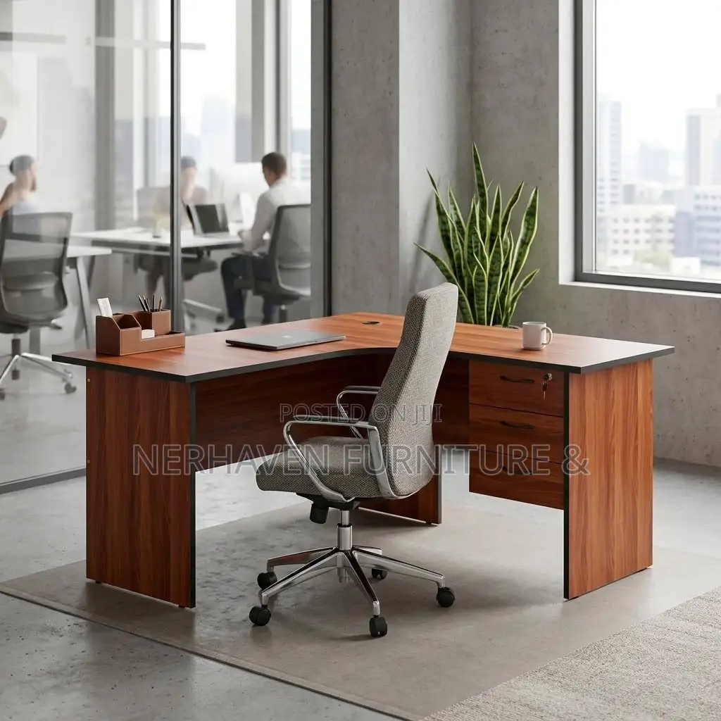 L Shape Office Table – Spacious Modern Office Workstation