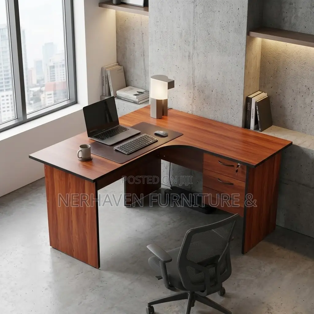 L Shape Office Table – Spacious Modern Office Workstation