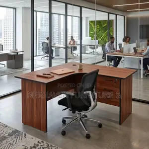 L Shape Office Table – Spacious Modern Office Workstation