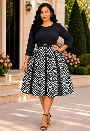 Box Plits Dress