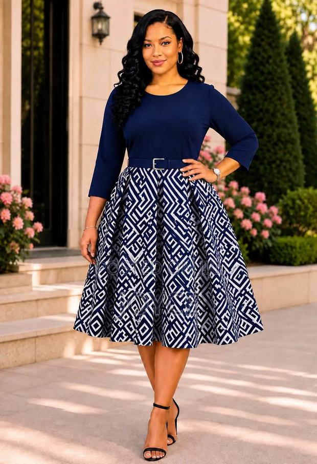 Box Plits Dress - main view