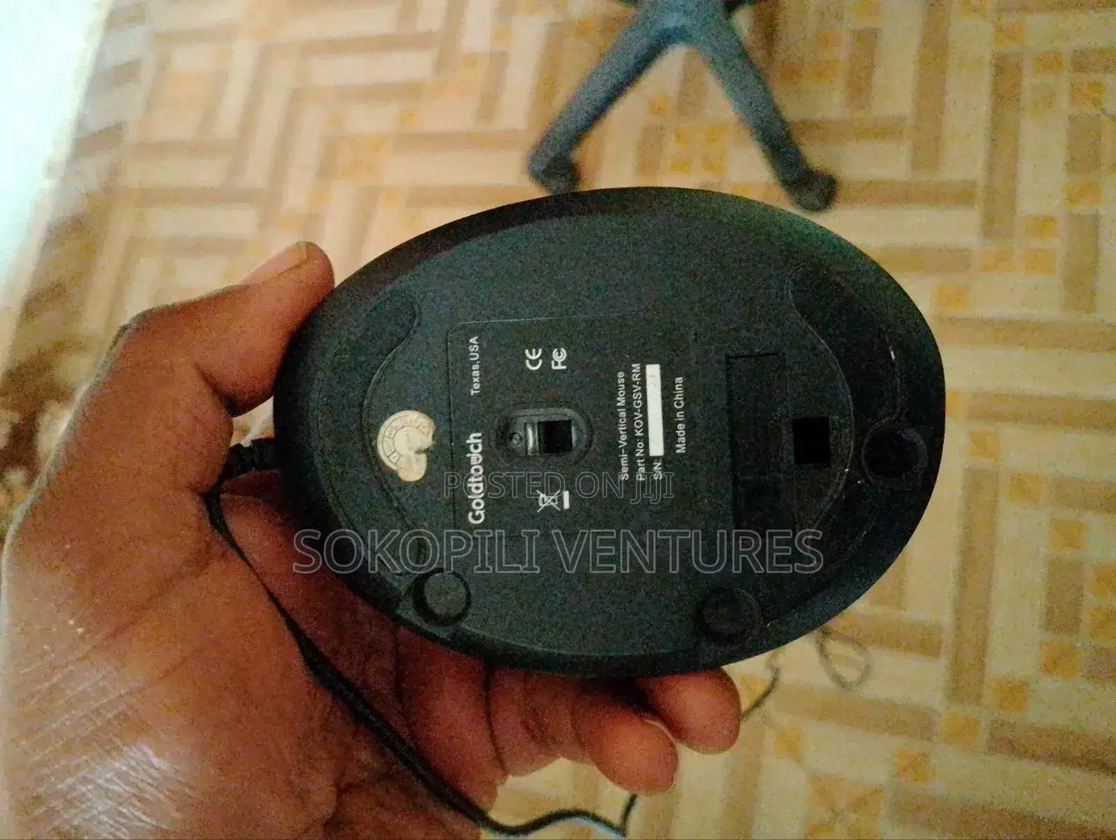 Ergonomic Goldtouch USB Mouse Good for Gaming and Lengthy PC Usage