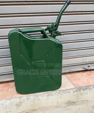 Portable Fuel Jerrycan With Nozzle Sprout
