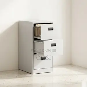 Office Cabinet; Vertical 3-Drawer Filing Cabinet