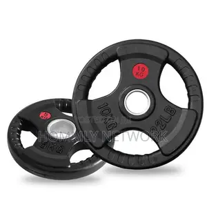 10kg Olympic Rubber Coated Plates Pair