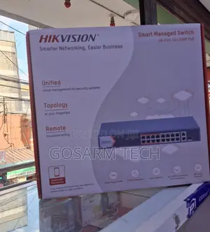 Hikvision 16-Port Smart PoE Switch – 130W PoE for IP CCTV Cameras