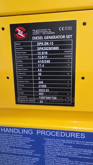 13kva Generator