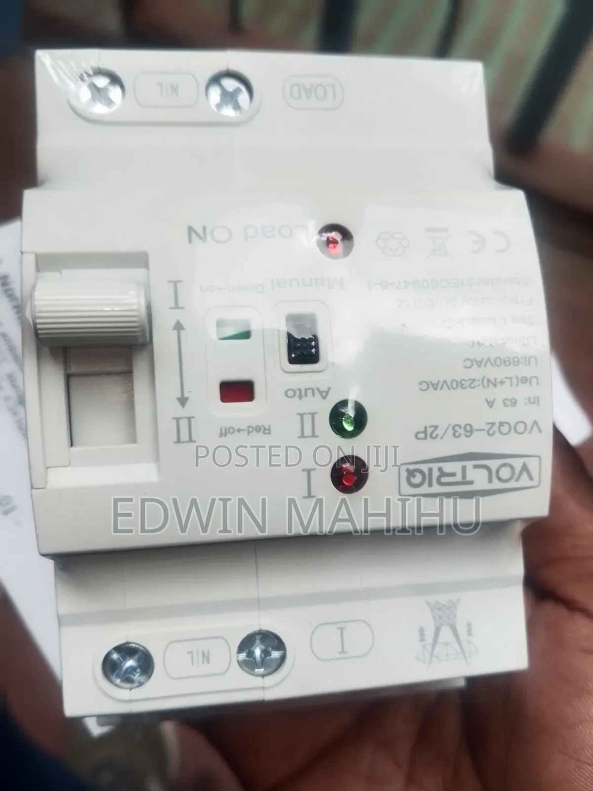 63amps Automatic Changeover Switch