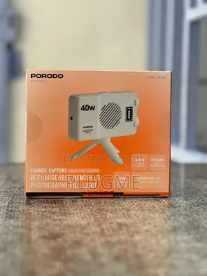 Porodo Cannes Capture Rechargeable Handheld Photography Fill Light