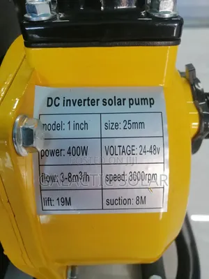 1" Surface Solar Irrigation Pumps