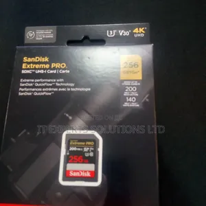 Sandisk Extreme Pro 256gb SD Card
