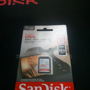 256gb Sandisk 150 MBS 256gb SD
