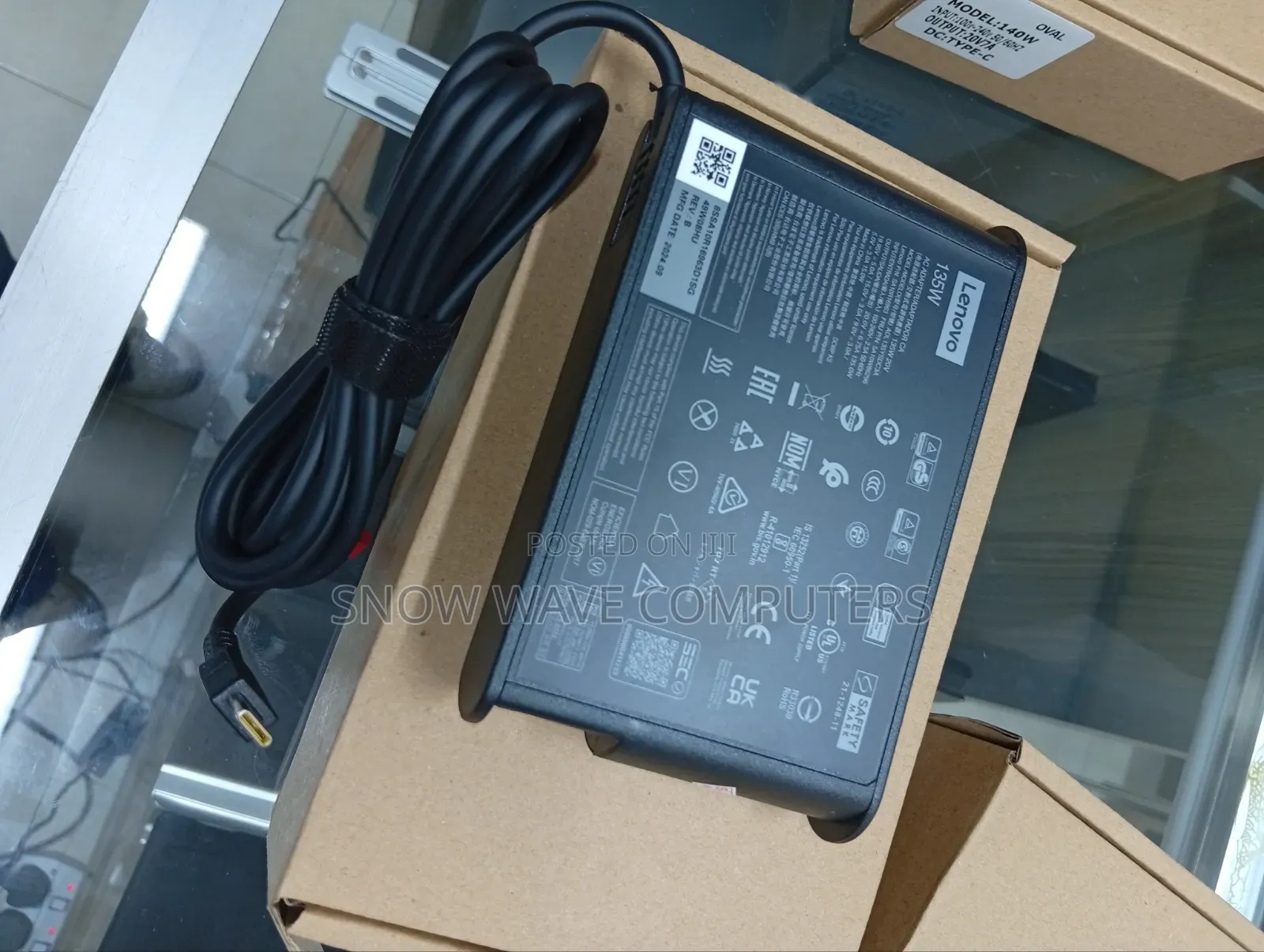 Lenovo 135w Adapter Original Type C Lenovo Adapter