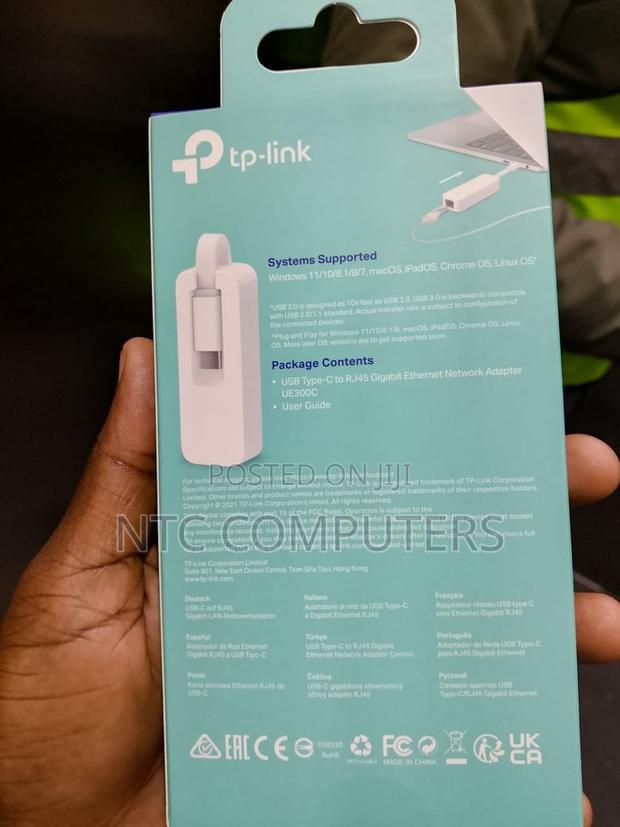 TP-Link USB Type C to Gigabit Ethernet Network Adapter . - thumbnail 2