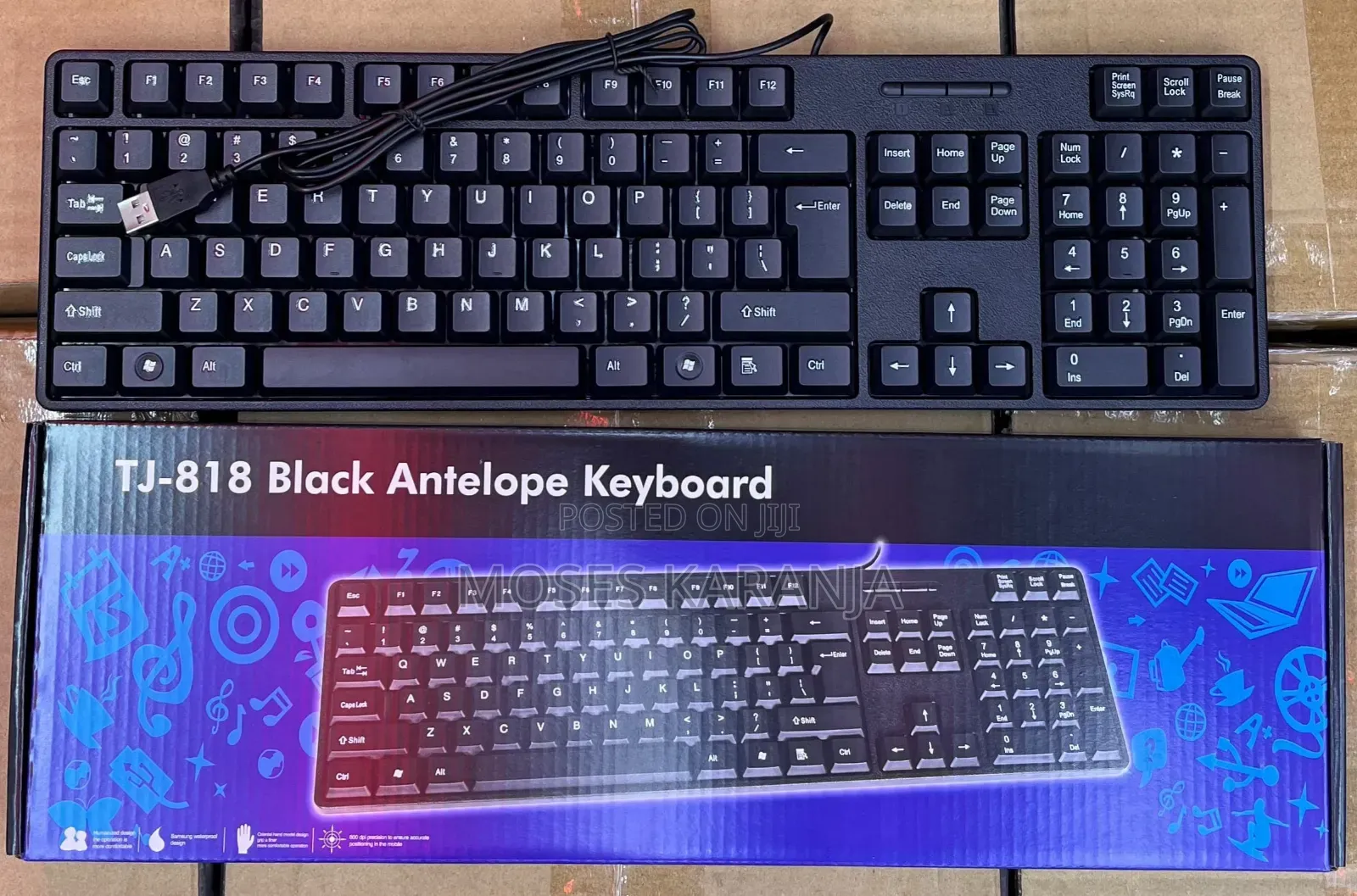 Black Antelope Wired Keyboard