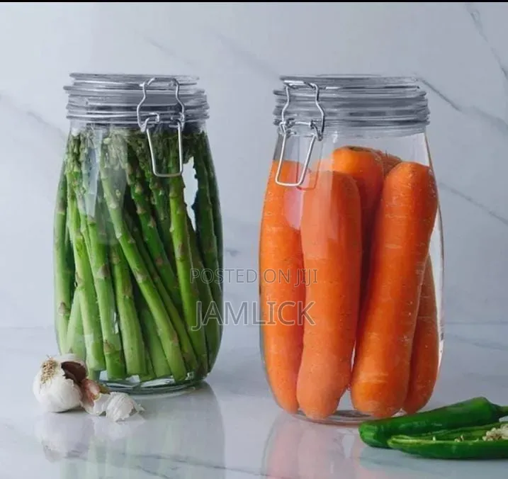 Airtight Glass Storage Clip-Top Jars - Sp