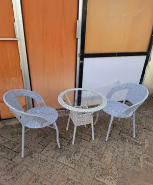 2 Chair and 1 Table Set Furniture Set for Balcony