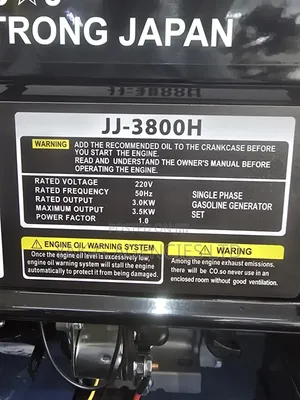 Generator Jj 3800 3.5kw