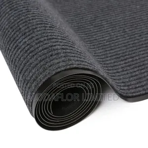 Ribbed Carpet Entrance Mat 80x120cm 10mm Heavy Duty