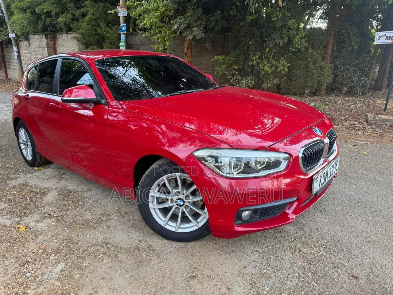 BMW 118i 2016 Red