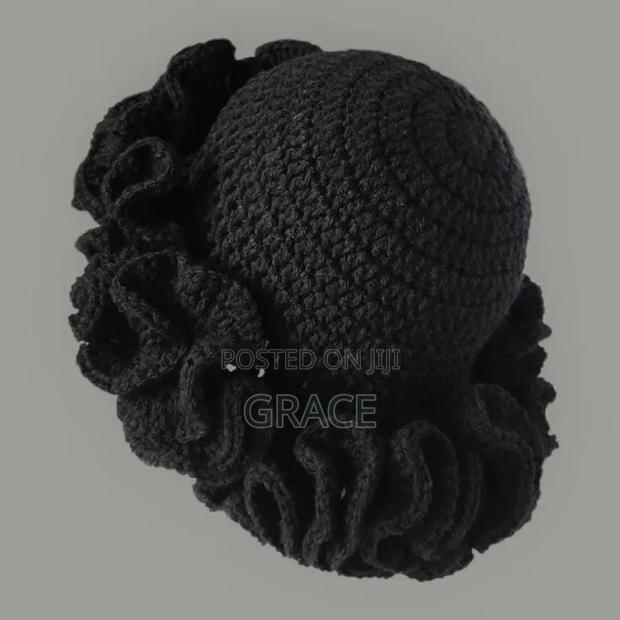 A Crotchet Ruffle Hat (Handmade) - main view