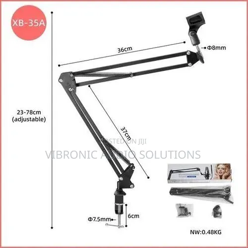 Xb-35a Modern Studio Mic Desktop Holder