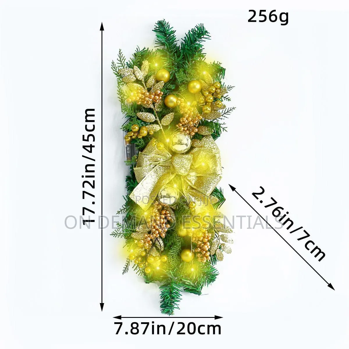 Christmas Staircase Wreath Decorations