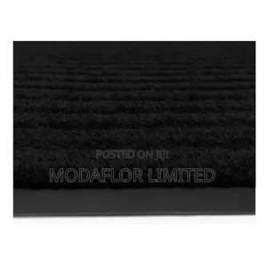Ribbed Carpet Door Mat 80x120cm 10mm Heavy Duty Entrance