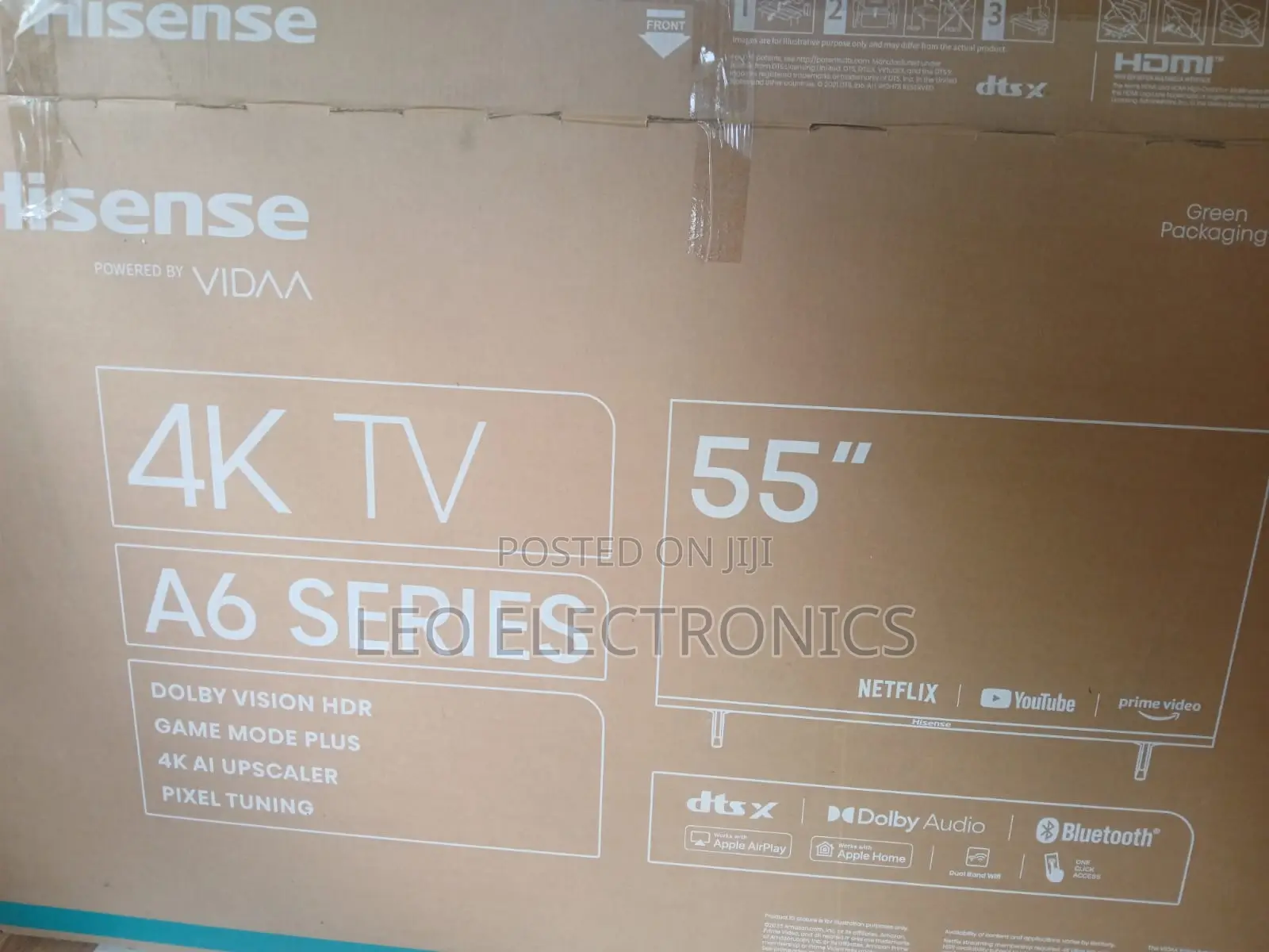 Hisense TV 55 Inches With 4K UHD Barely Used