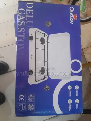 Olelon 3burner Gas Stove Cooker With Cover Lid