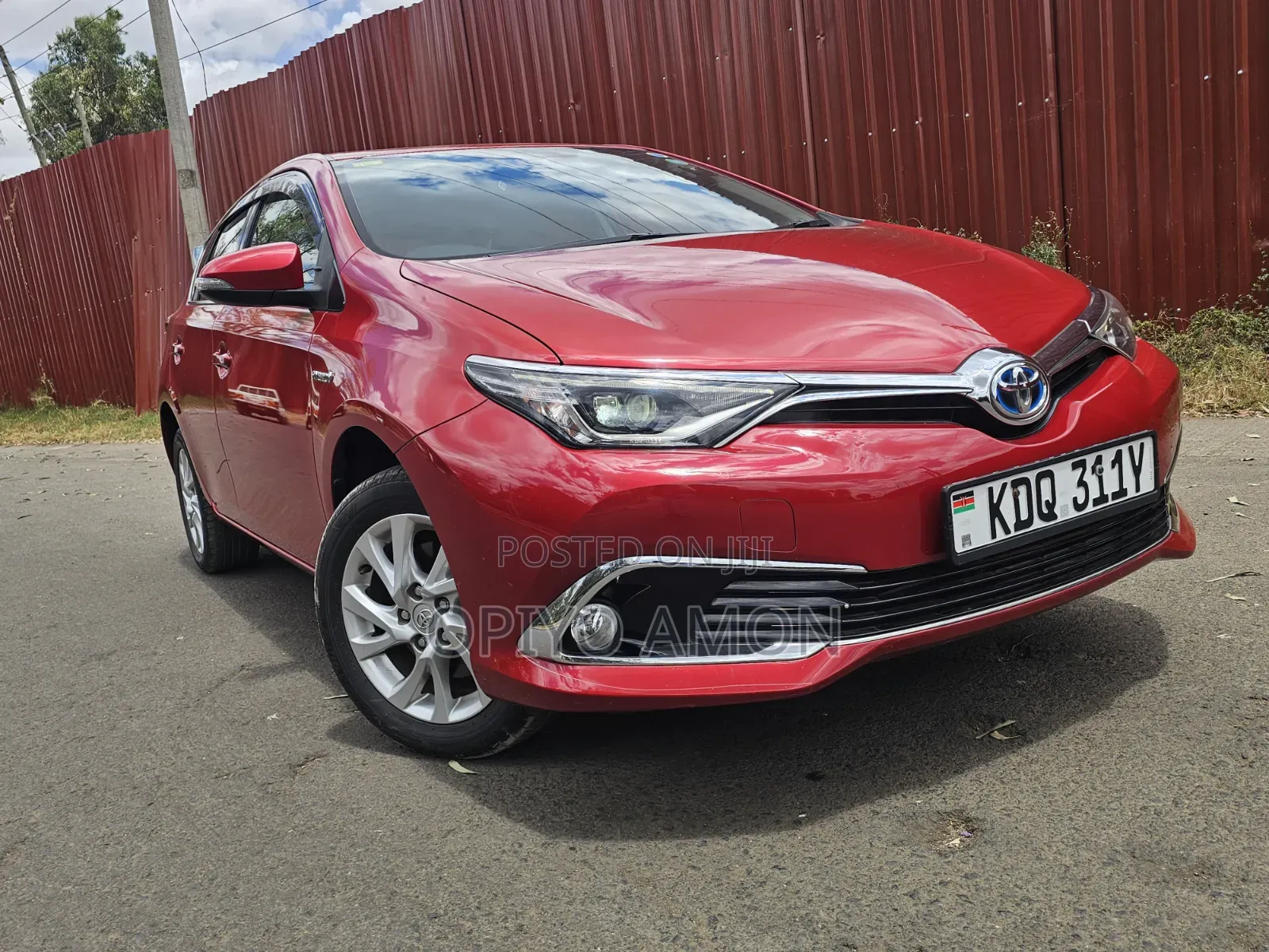 Toyota Auris 2017 Red
