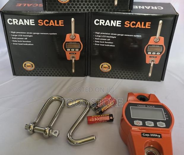 Electronic Hanging Weight Scale – 300kg/Heavy-Duty Digital Crane Scale - main view