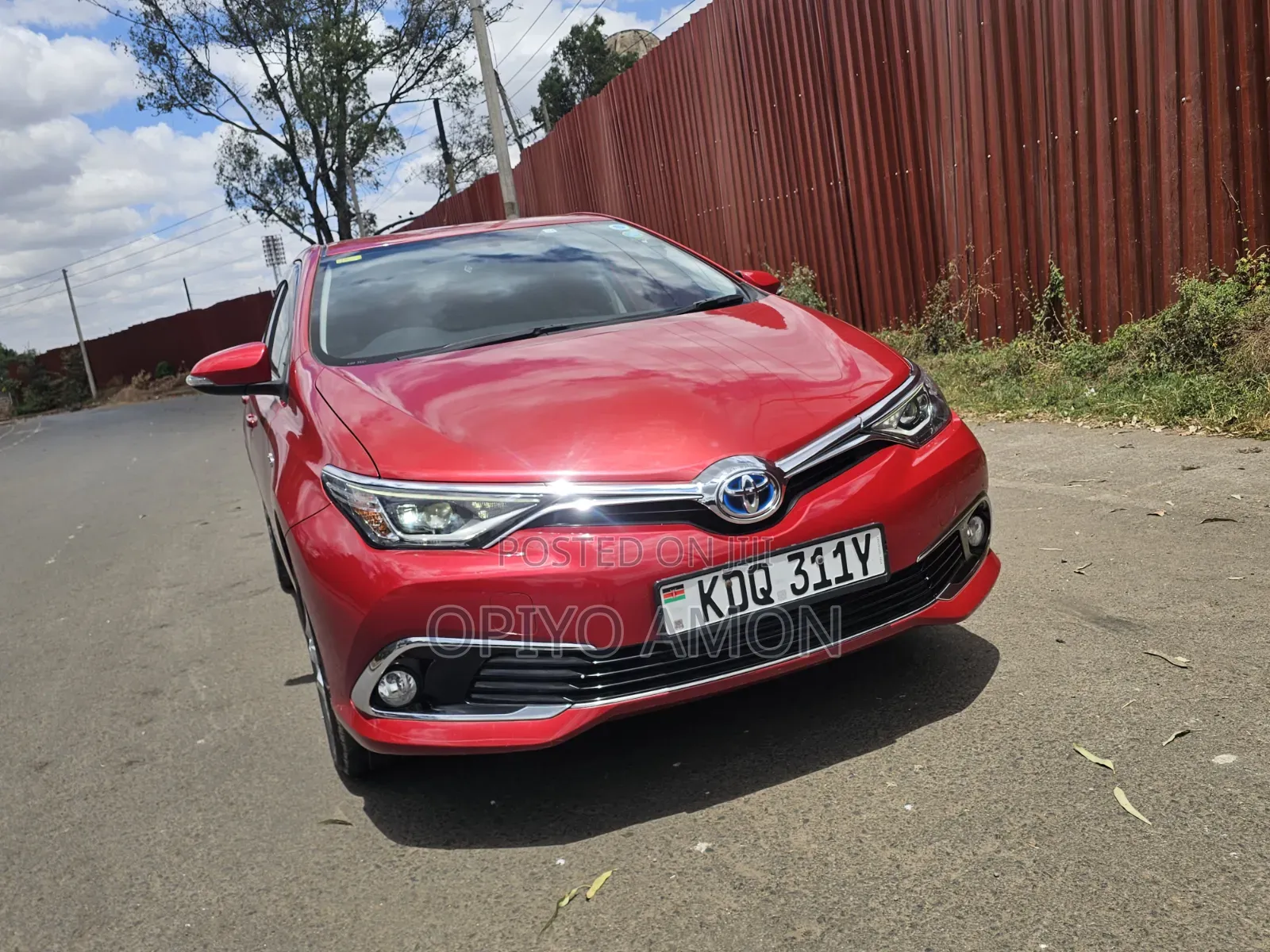 Toyota Auris 2017 Red