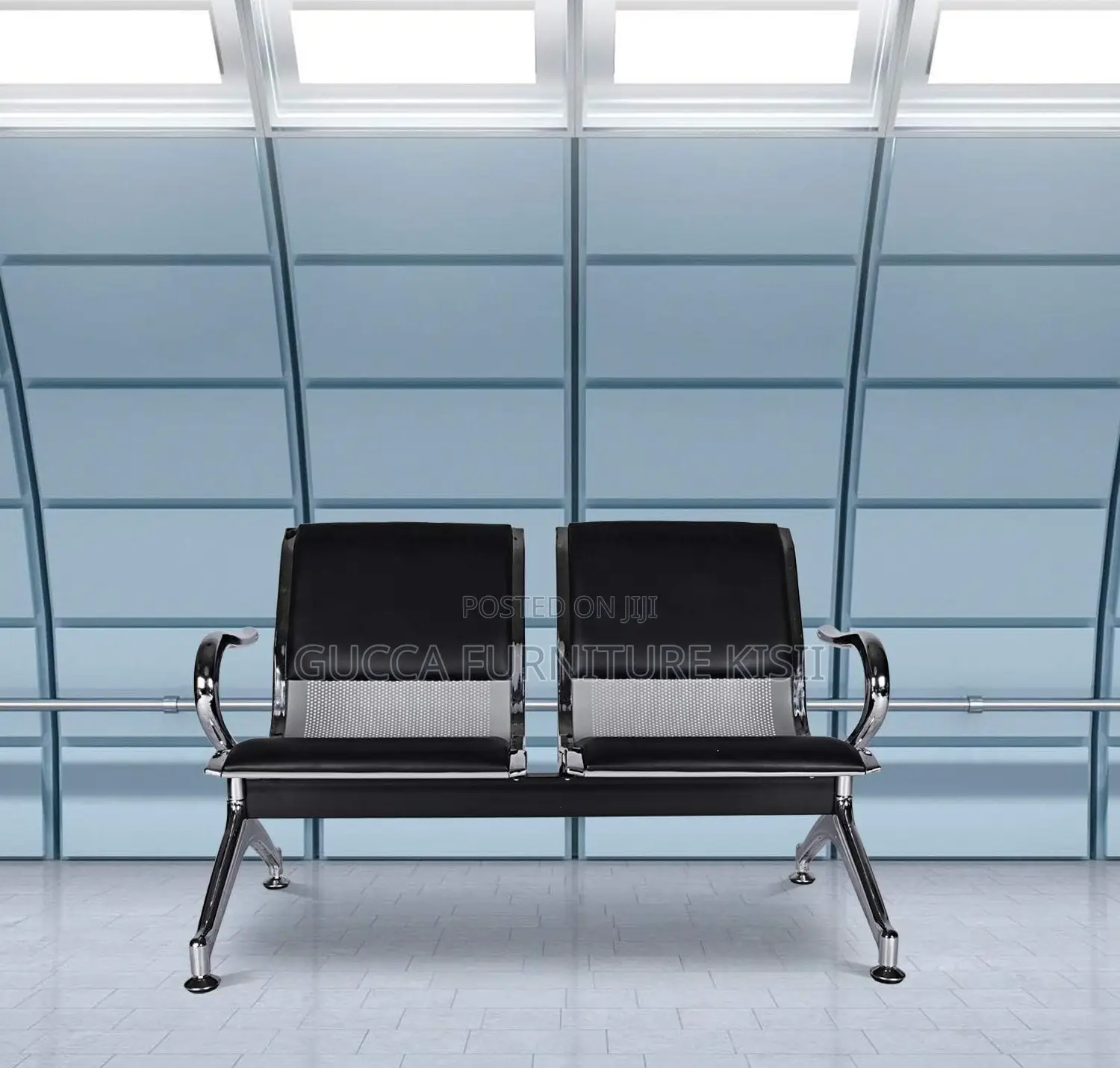 2-Linked Padded Reception Bench