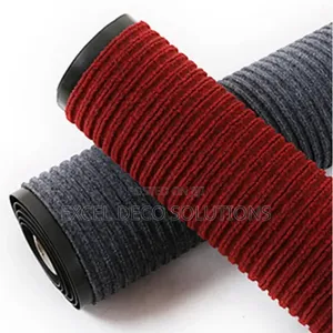 Ribbed Floor Entrance Mat 80x120cm 10mm Rubber Edged