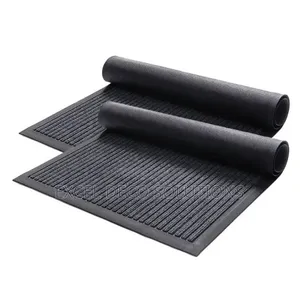 Ribbed Floor Entrance Mat 80x120cm 10mm Rubber Edged