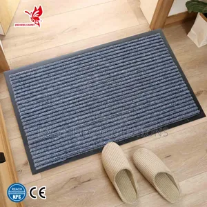 Commercial Ribbed Carpet Entrance Mat 80x120cm 10mm