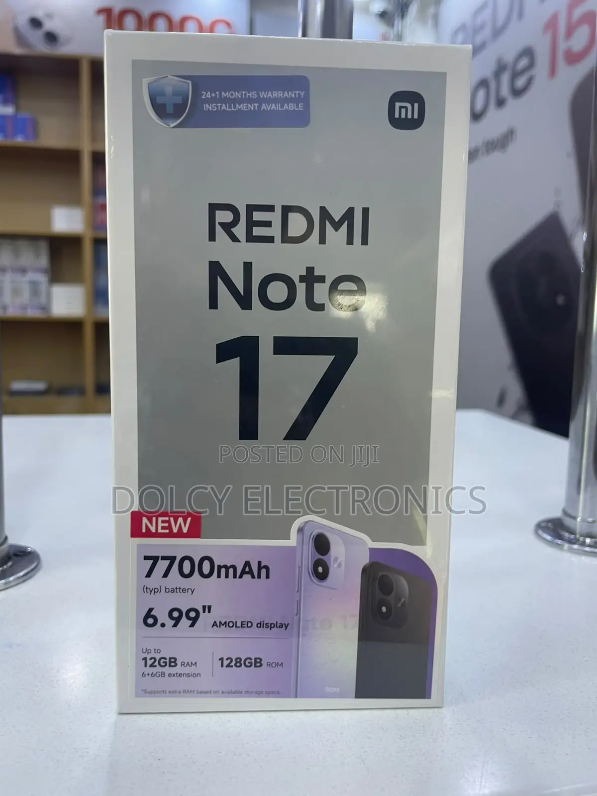 New Xiaomi Redmi Note 17 128 GB Black
