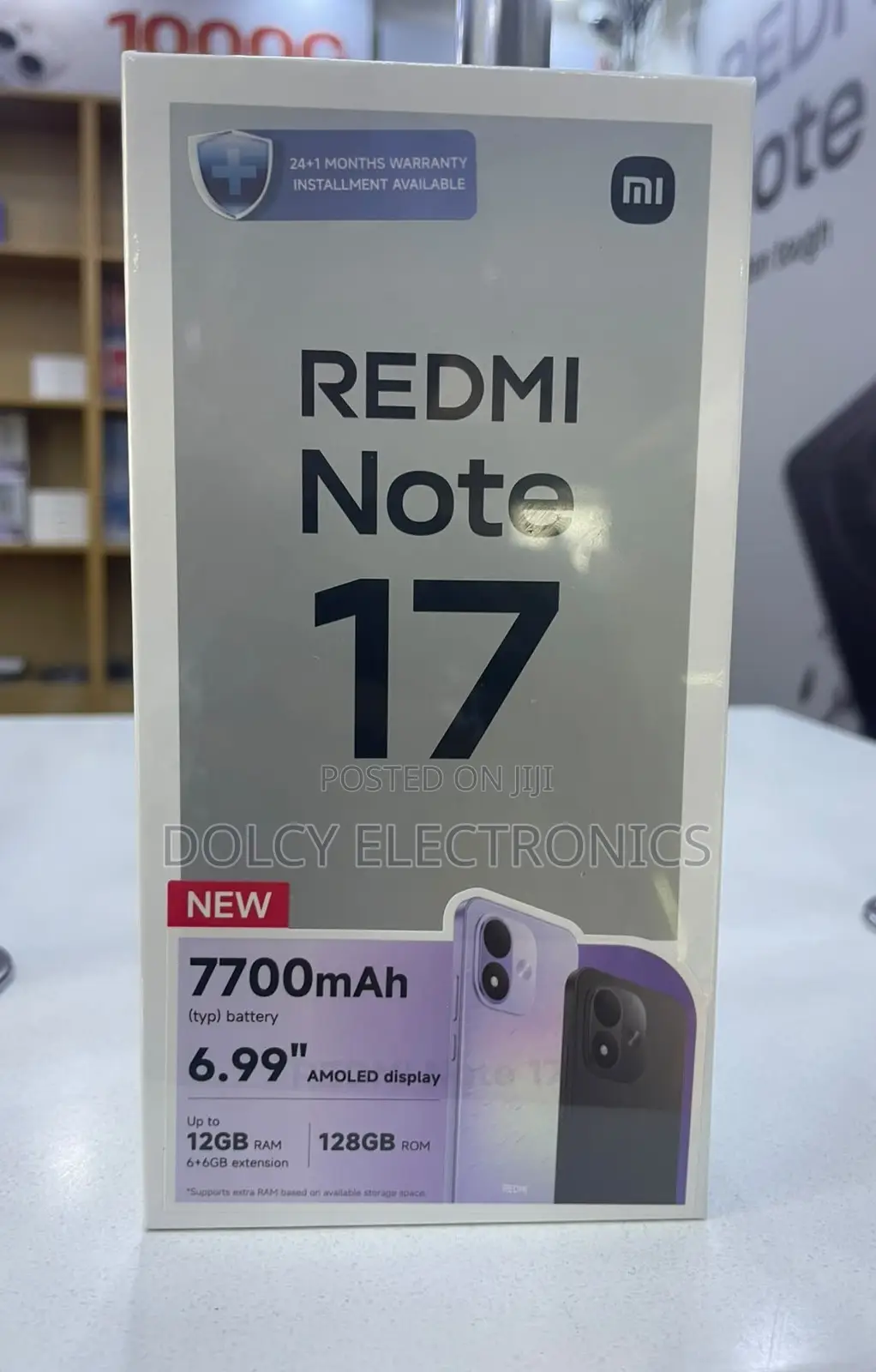 New Xiaomi Redmi Note 17 128 GB Black
