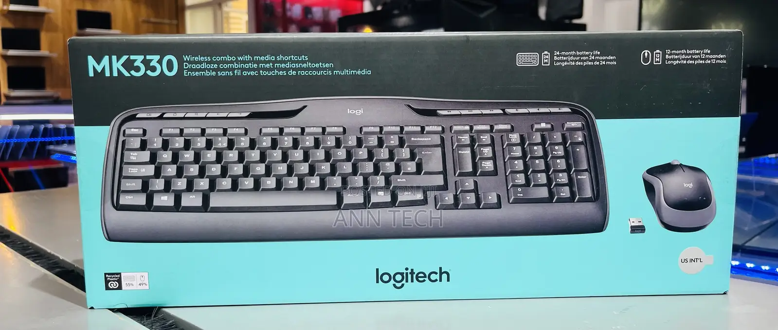 LOGITECH Mk330 Wireless Combo