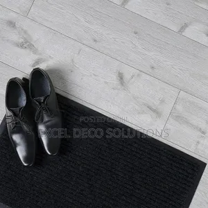 Ribbed Carpet Dirt Trapper Mat 80x120cm 10mm Entrance