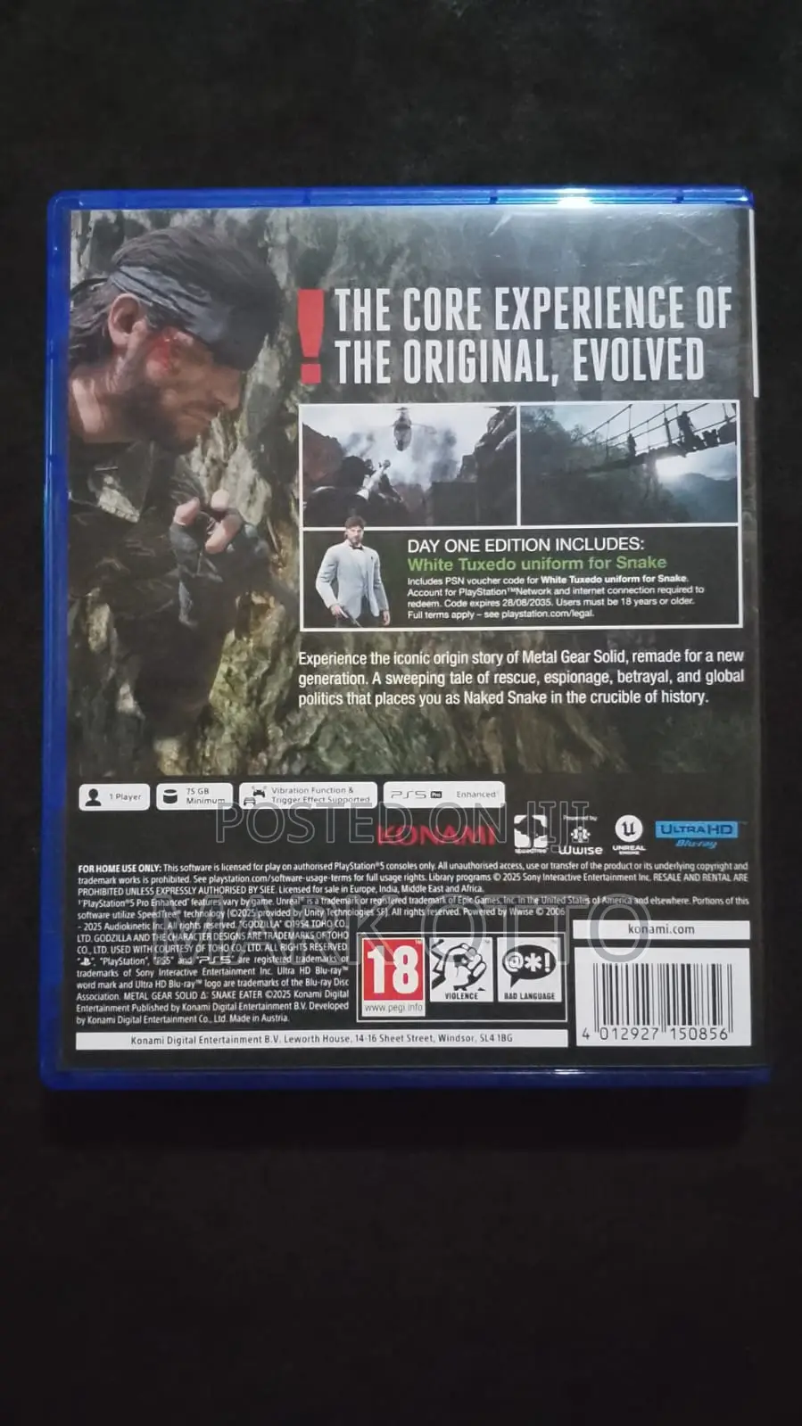 Metal Gear Solid Δ: Snake Eater