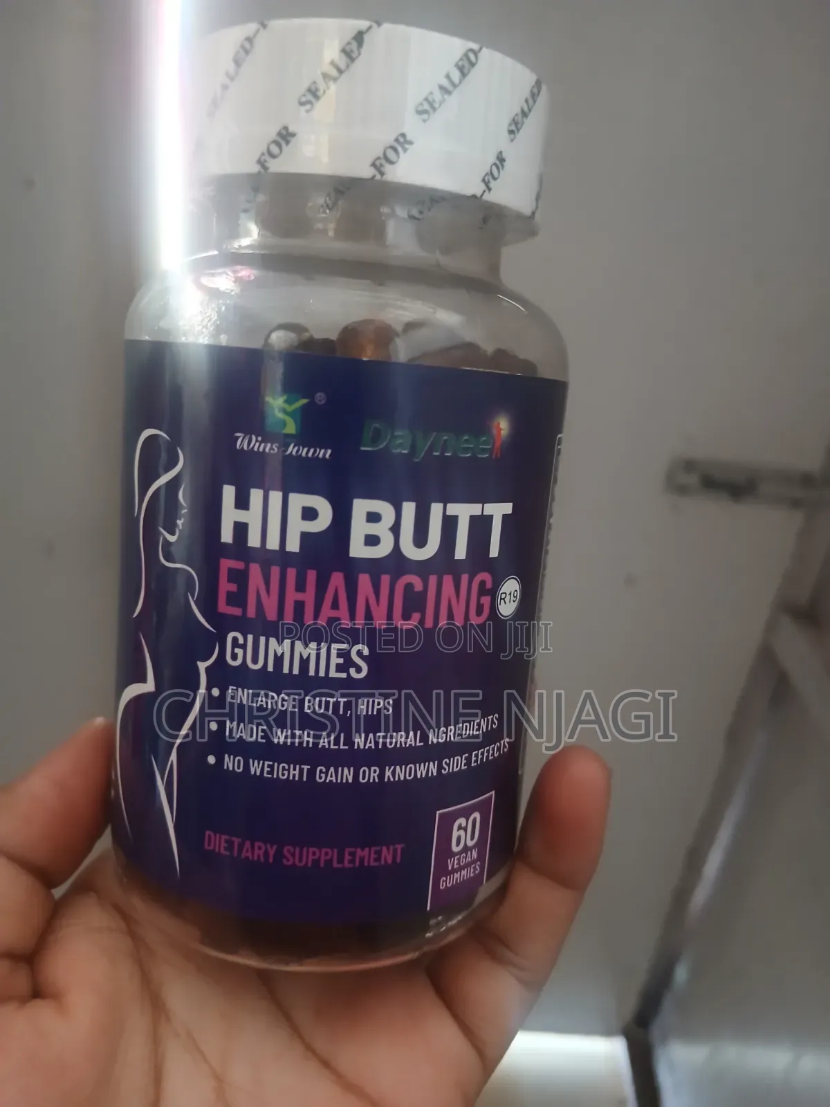 Hip Butt Enhancing Gummies – 60 Vegan Gummies