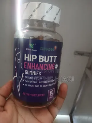Hip Butt Enhancing Gummies – 60 Vegan Gummies